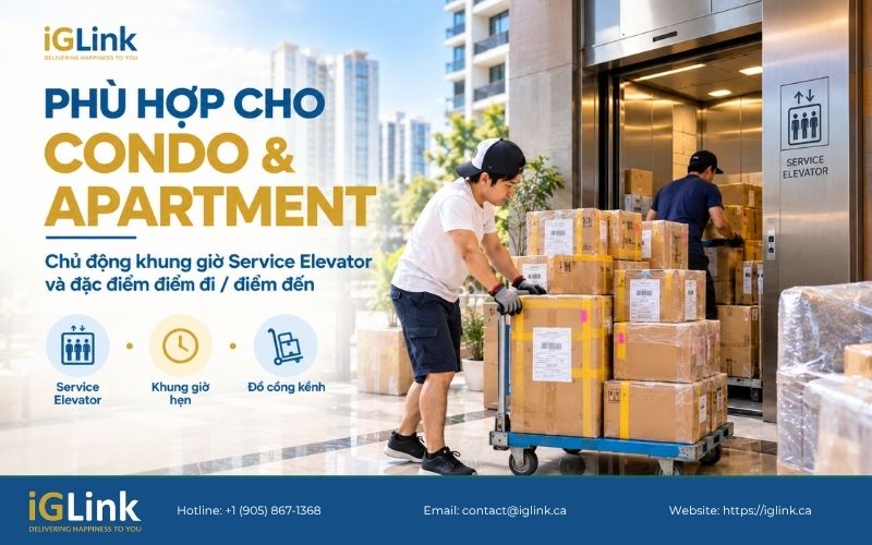Dịch vụ chuyển nhà tại Canada của iGLink là giải pháp hỗ trợ vận chuyển đồ đạc từ nơi ở hiện tại đến địa chỉ mới trong phạm vi Canada