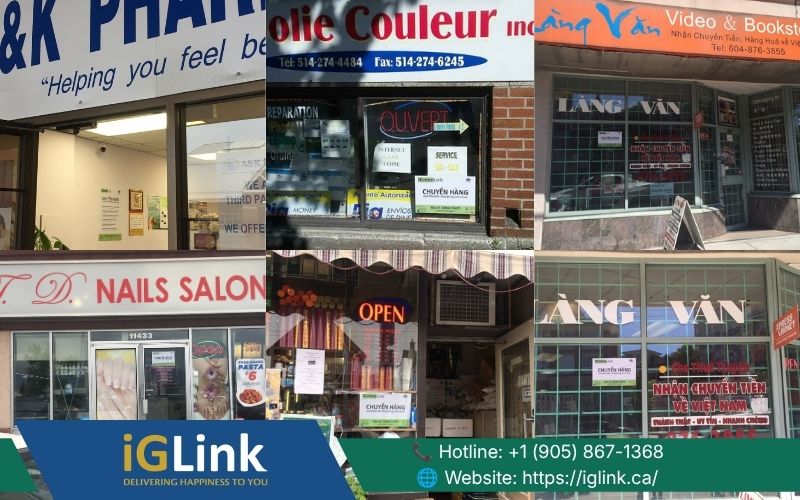 iGLink hiện có mạng lưới hơn 40 điểm gửi hàng và đại lý tại nhiều khu vực ở Canada