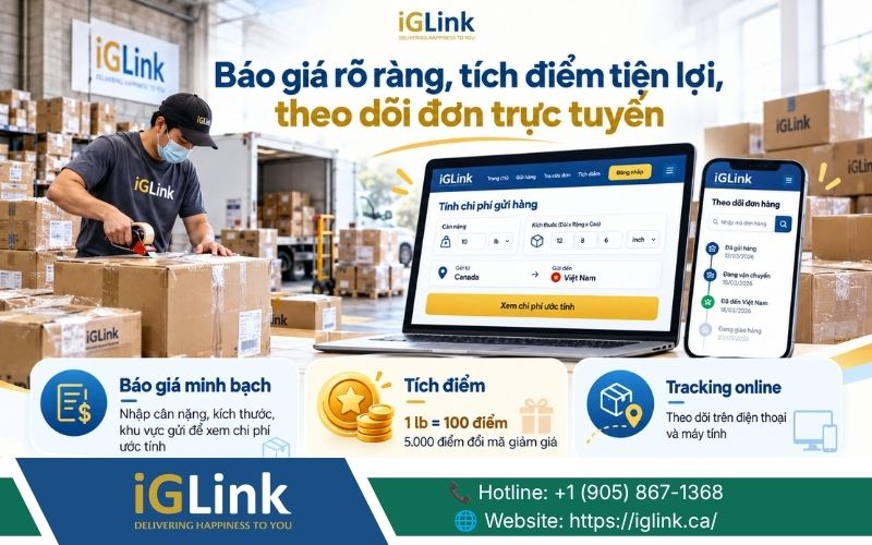 Báo giá online thuận tiện giúp khách hàng chủ động chi phí gửi hàng
