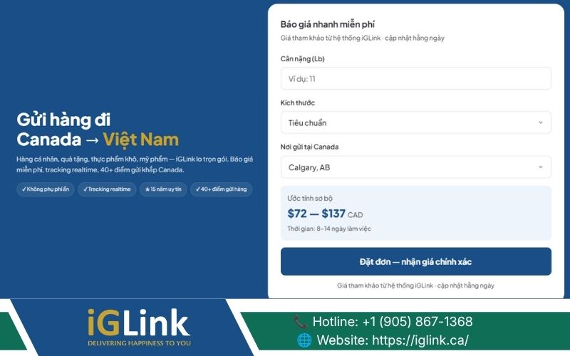 Báo giá online minh bạch giúp khách hàng chủ động chi phí gửi hàng