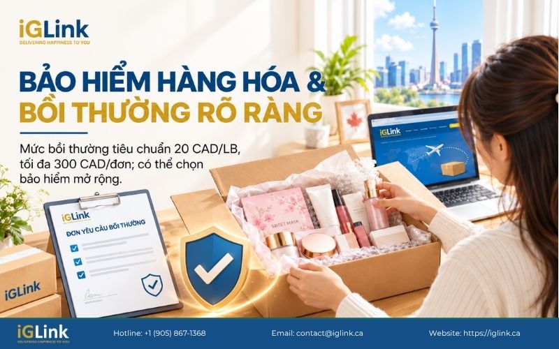 Có thể gửi mỹ phẩm từ Canada về Việt Nam