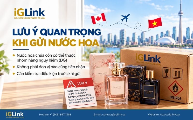Lưu ý quan trọng khi gửi nước hoa về Việt Nam
