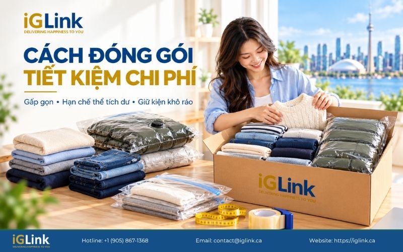 Lưu ý quan trọng khi gửi quần áo từ Canada về Việt Nam