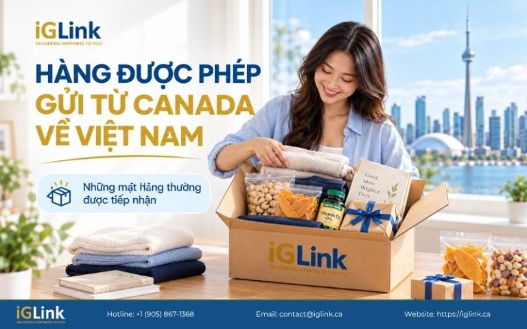 Hàng được phép gửi từ Canada về Việt Nam gồm những mặt hàng nào?